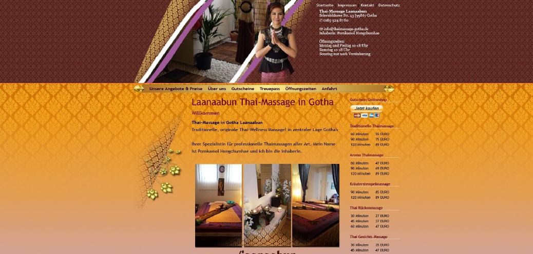 Laanaabun Thai-Massage in Gotha