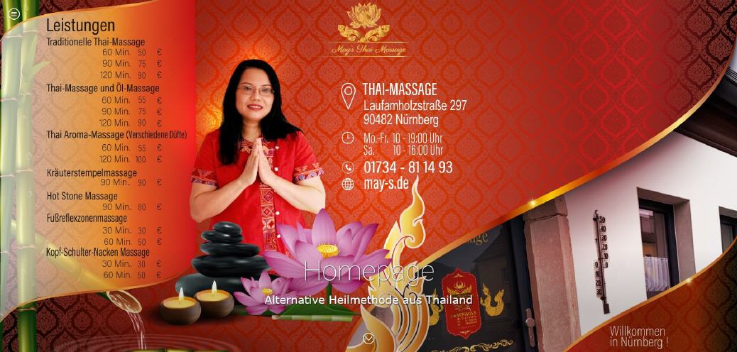 May's Thai-Massage in N&uuml;rnber