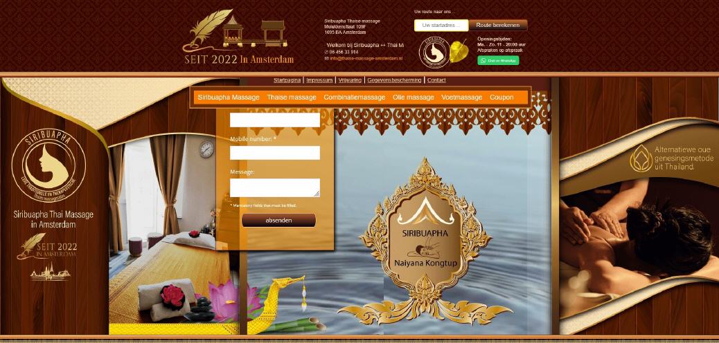 Siribuapha Thaise Massage in Amsterdam