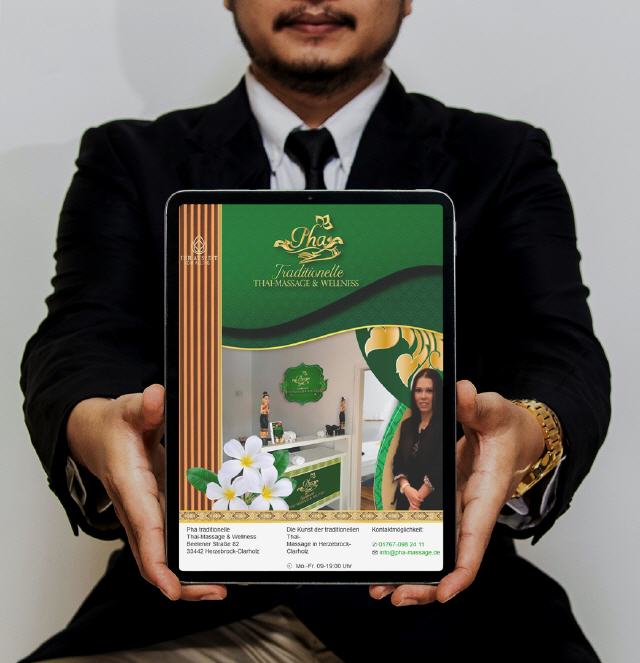 Die perfekte Webseite f&uuml;r Ihre Thai-Massage